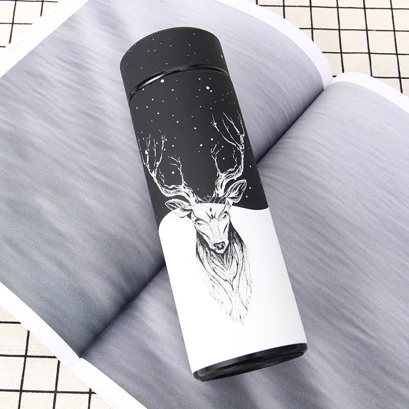 Reindeer Thermos Flask - Stainless Steel