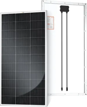RICH SOLAR 150 Watt 12 Volt 18BB Cell Monocrystalline Solar Panel High Efficiency Solar Module Charge Battery for RV Marine Boat Off Grid
