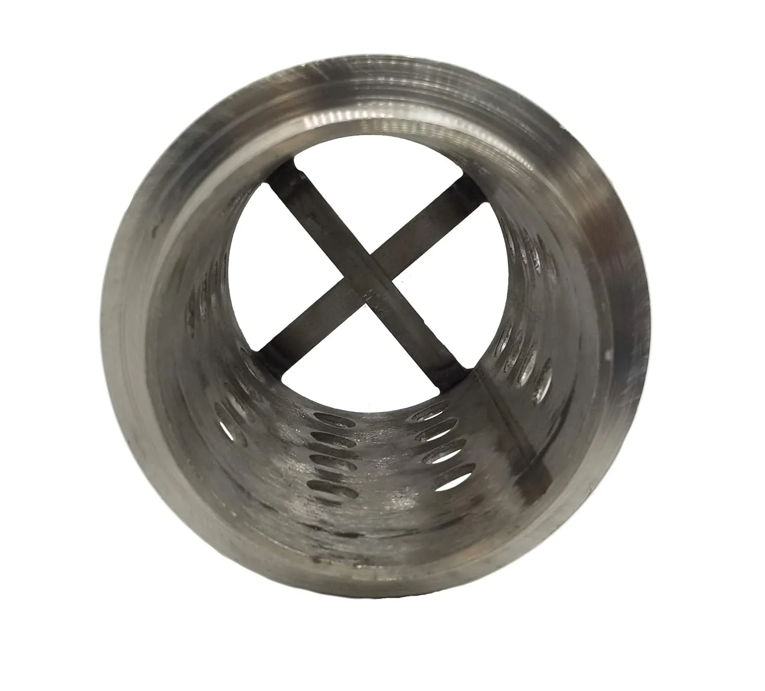 Rosenthal Collection - Perforated Stainless Steel Casting Flask for Vacuum Jewelry Casting 10 GA- (3.57mm) (2.5" x 4")