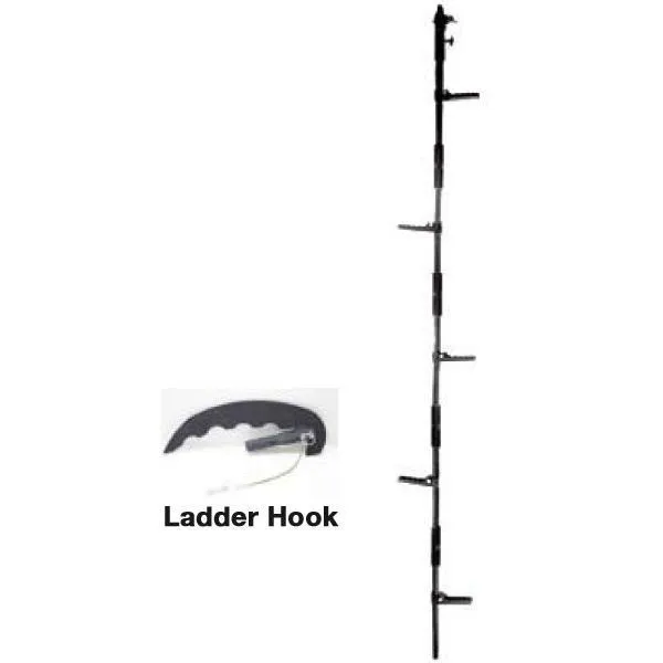Ruhltech Folding Pole Ladder Alternating Step