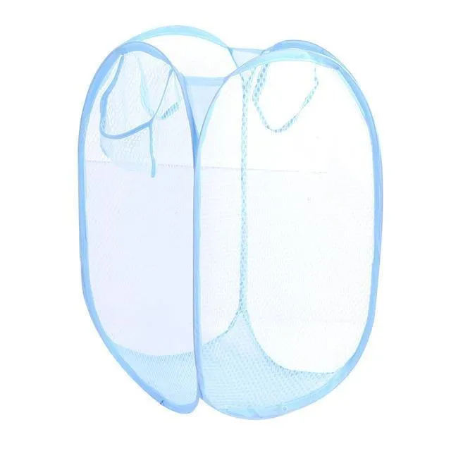 Rynx | Foldable Closure Laundry Basket Large Capacity Bag Container Kids Toy Bucket Clothing Organizer Storage Laundry Basket Cotton Linen