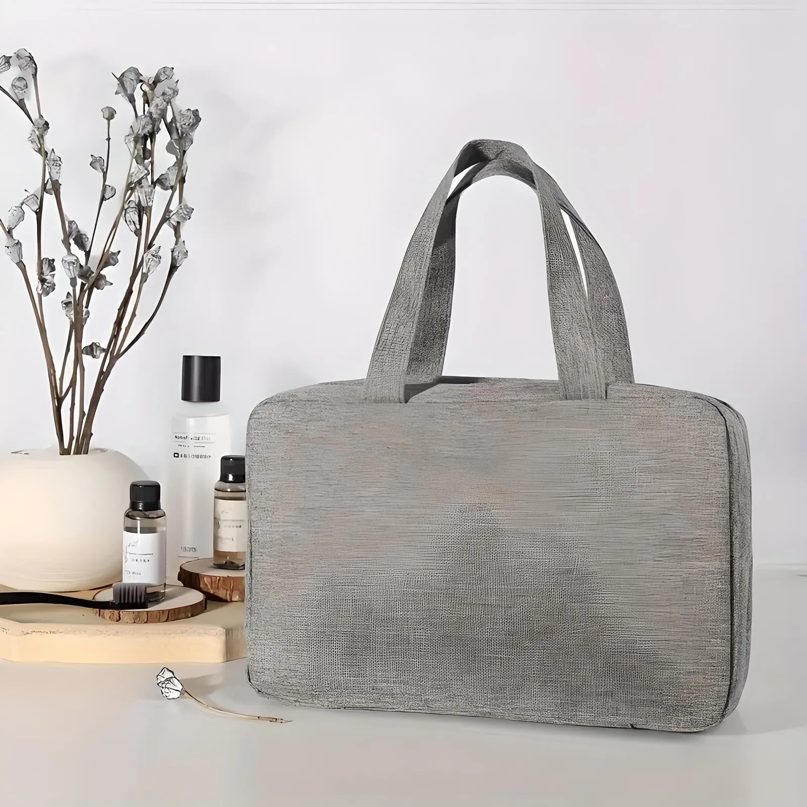 Sam | Compact & Spacious Multi-Compartment Travel Toiletry Organizer
