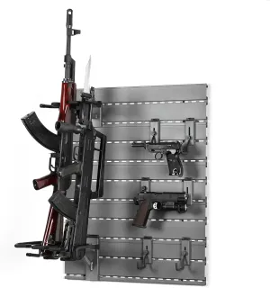 Savior Equipment Wall Rack System Heavy-Duty Steel Tactical Rifle Carbine Shotgun Handgun Storage Wall Mount, Modular Firearms Gun Wall Gear Accessories Organizer, Holds up to 6 Rifles & 6 Pistols