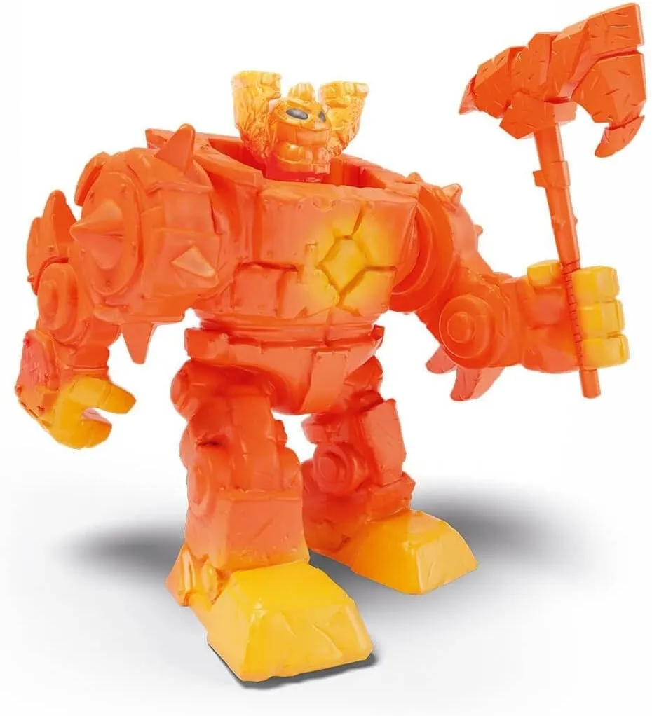 SCHLEICH 42545 Eldrador Mini Creatures Lava Robot (Eldrador® Creatures), Weiß, 2104 Jahre vor Ort Garantie