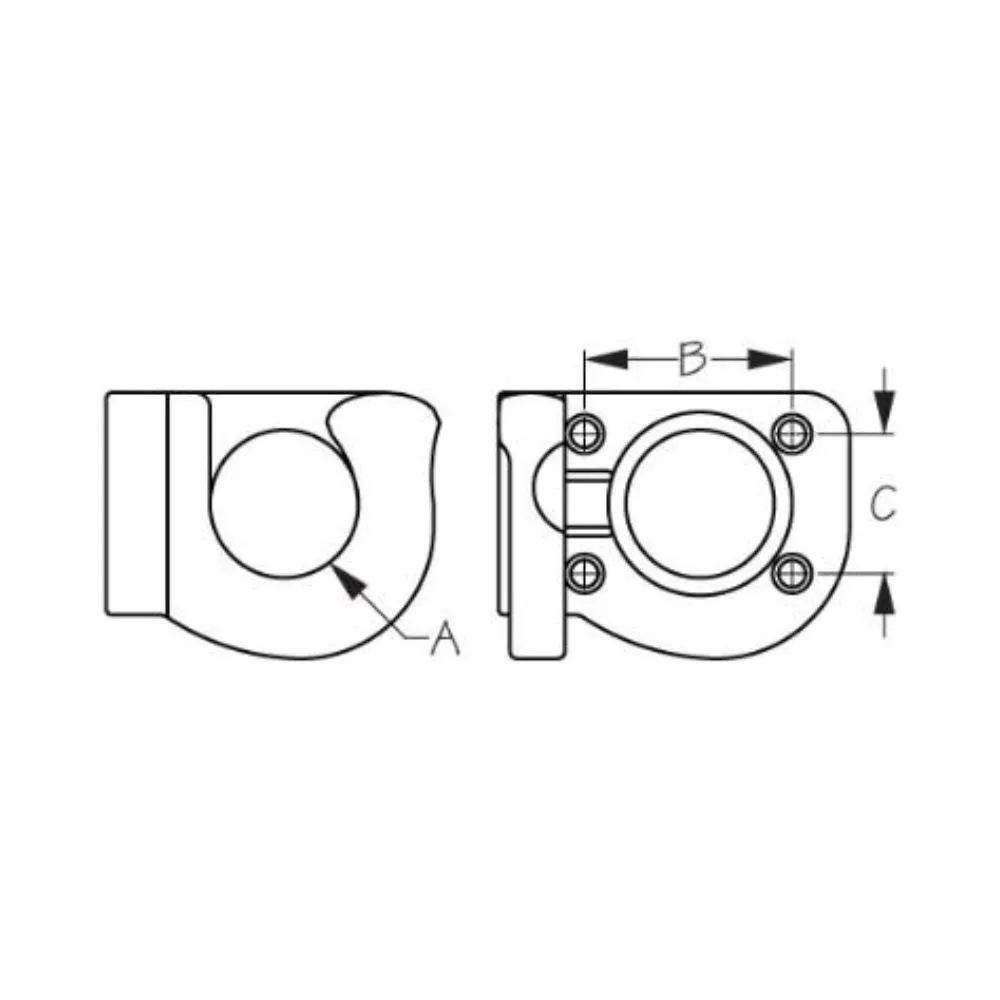 Sea-Dog Folding Pole Storage Bracket