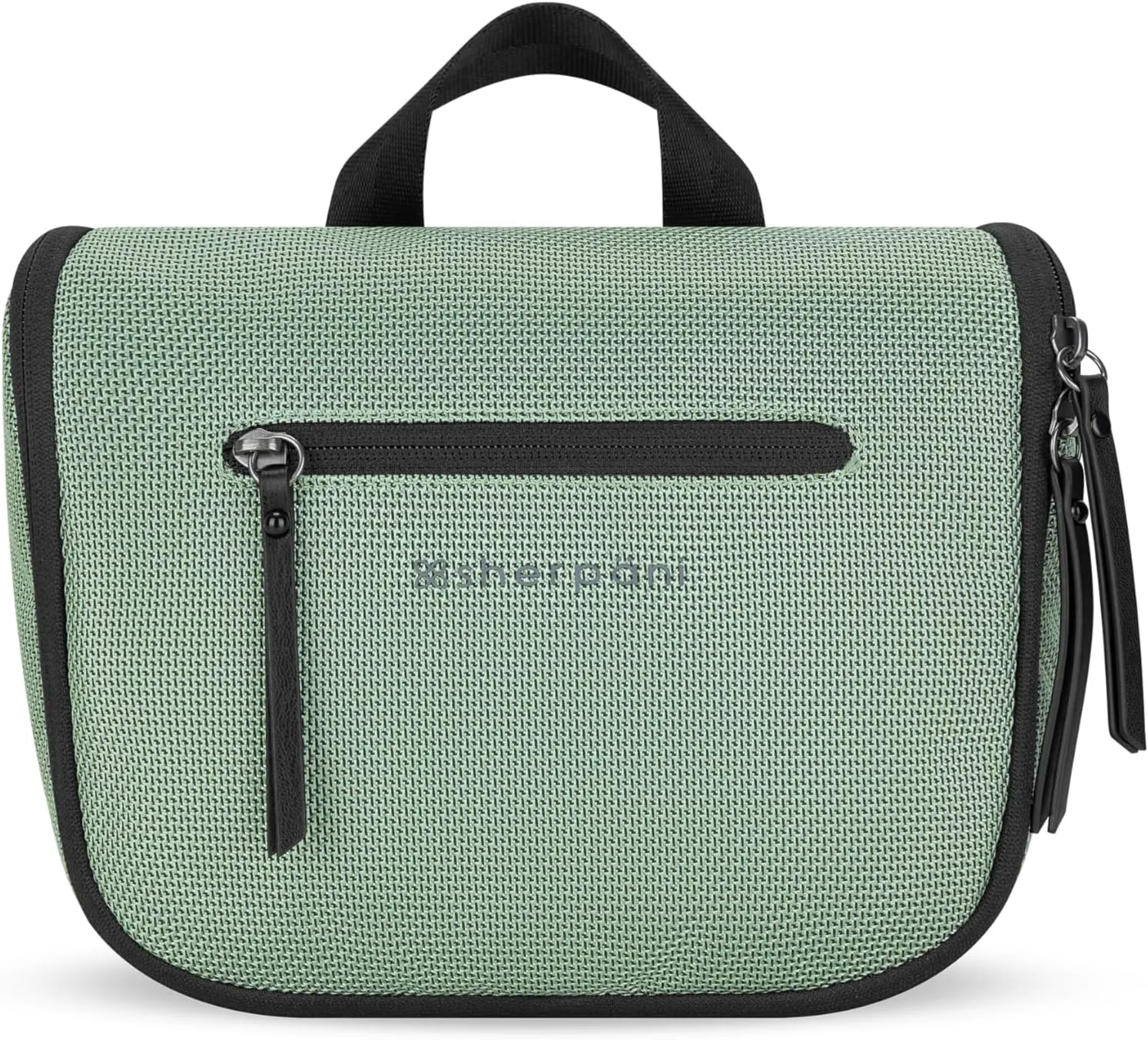 Sherpani Co-Pilot, Travel Toiletry Bag, Hanging Cosmetic Organizer, Water Resistant Makeup Bag, Shower Dopp Kit, Travel Essentials Toiletries for Women (Aloe Mist)