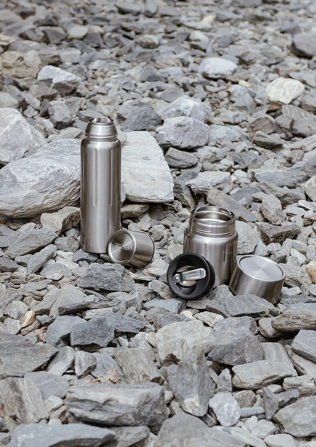 SIGG - Gemstone IBT - Stainless Steel - Double Wall Water Bottle - With Cup - Swiss Design Thermo Flask 17/25 / 34 Oz