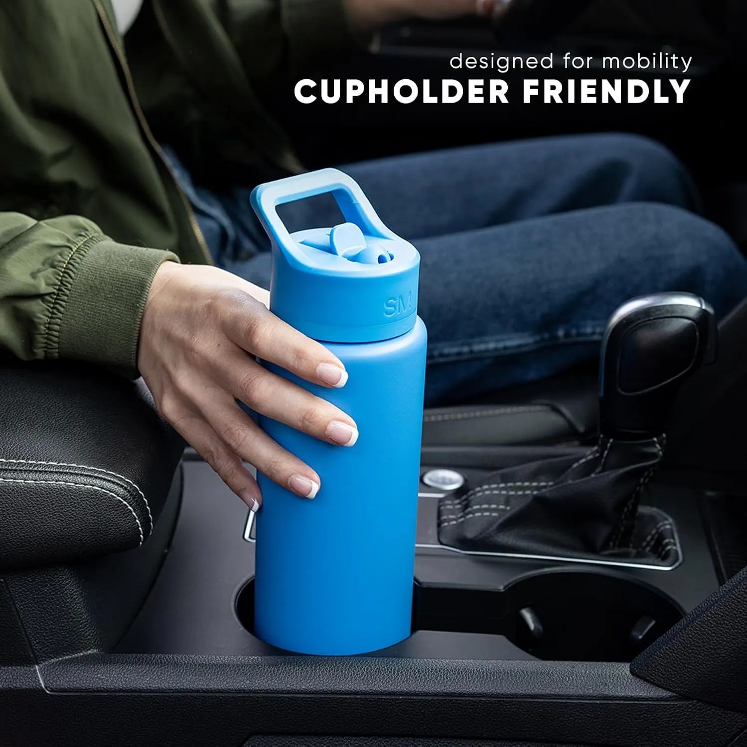 Simple Modern Water Bottle with Straw Lid | Vacuum Insulated Stainless Steel Metal Thermos | Reusable Leak Proof BPA-Free Flask for Sports Gym | Summit Collection | 30oz, Lavender Mist
