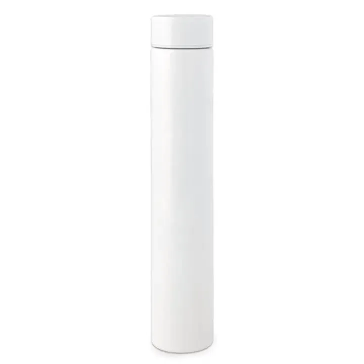 Slim Flask Bottle - Ice White