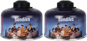 Sondiko Iso Butane Fuel Canister 100g 2 Pack,
