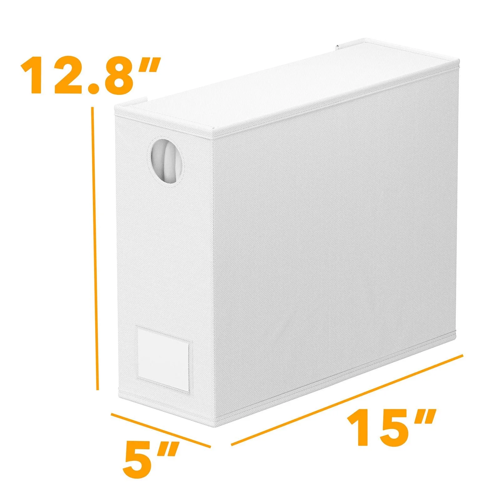 SpaceAid 8 Pack Bed Sheet Storage Organizer Set, White