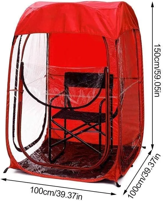 Sports Tent Pop Up - Portable Weatherproof Canopy for Fishing, Camping, Outdoor Events - Ideal Shelter with Carry Bag
