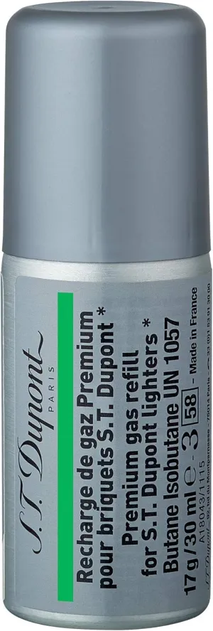 ST Dupont Multi-Fill Green Butane Gas Refill (30ml)