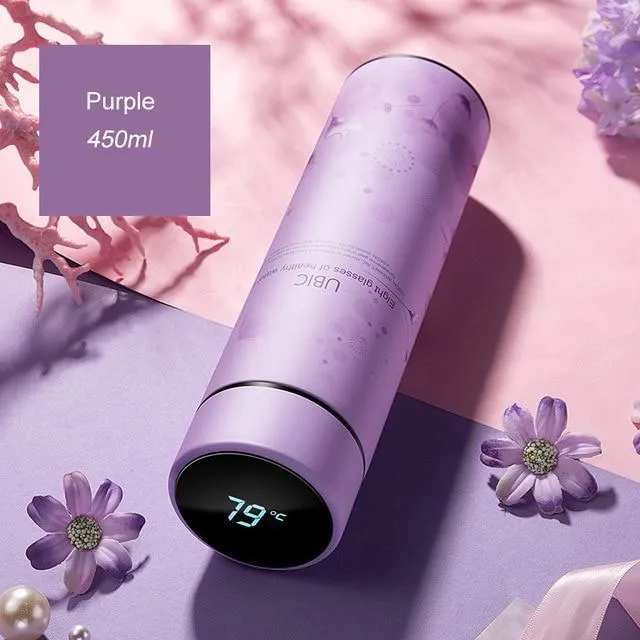 Stainless Steel 450ml Water Bottle Thermos Vacuum Flask