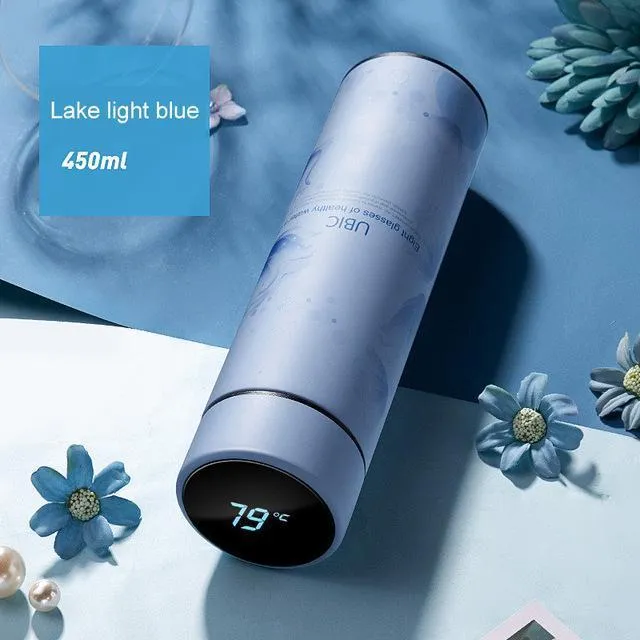 Stainless Steel 450ml Water Bottle Thermos Vacuum Flask