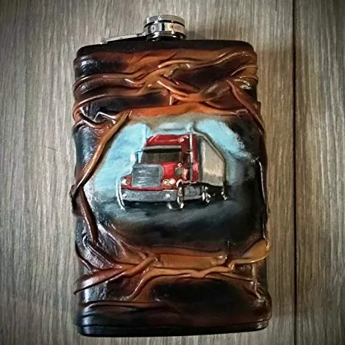 Stainless Steel Flask «Truck»