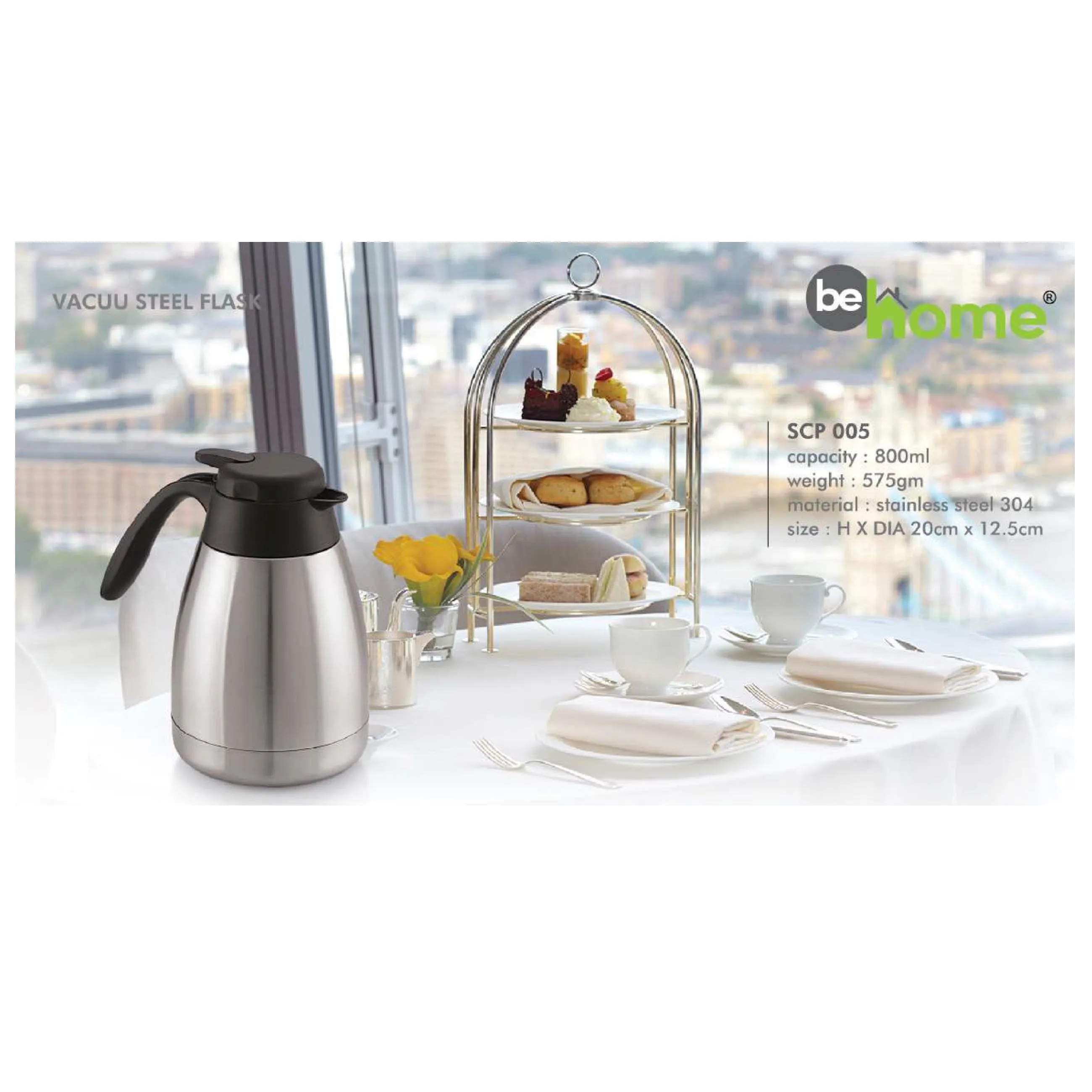 Stainless Steel Vacuum Flask - SCP 005 - 800ml