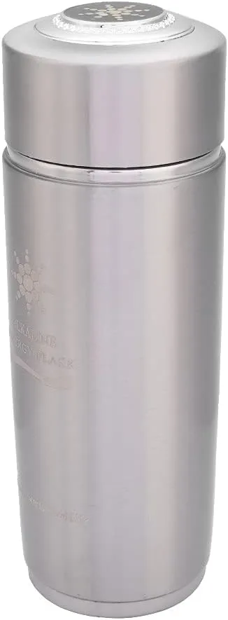Stainless Water Bottle Energy Balance Cup Flask for Health (Silver)