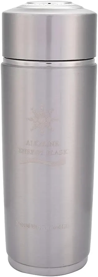 Stainless Water Bottle Portable Nano Balance Bio Energy Lonizer Cup Flask for Health Enthusiasts (Sliver)