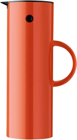 Stelton Vacuum Flask Plastic Height 31 cm Diameter 10.5 cm Orange