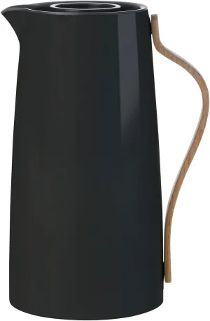 Stelton x-200-2 Emma Insulated Flask for Coffee 1.2 L Plastic Black 15.5 x 13 x 26 cm
