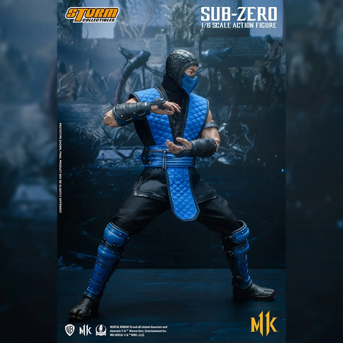 Storm Multi-functional Action Mortal Figure 11 Collectibles Professional assistance Kombat Sub-Zero 1/6 (KLASSIC)