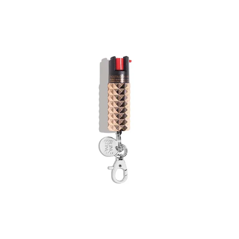 Studded Pepper Spray in Rose Gold
