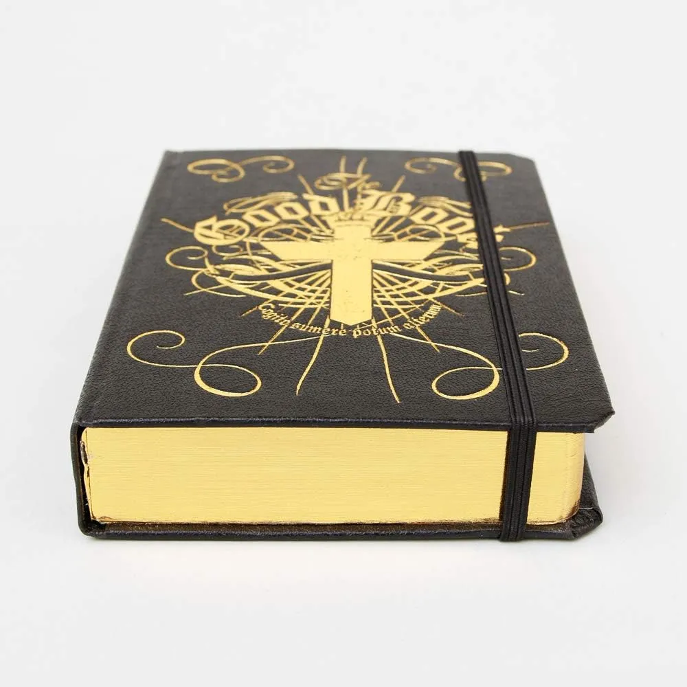 Suck UK Bible Flask - The Good Book Secret Alcohol Stash - Hidden Booze Container & Festival Drink Smuggler - Discreet Holy Water Hip Flask in Hollowed Book - Funny Gag Gift for Men & Drinkers