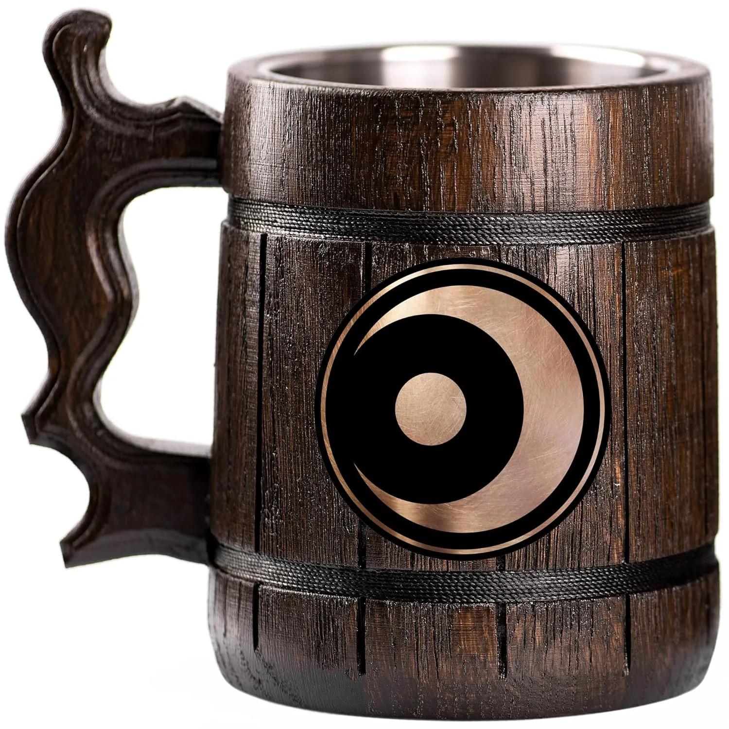 Super Smash Bros Bayonetta Custom Beer Mug, Personalized Stein, Wooden Tankard, Gamer Geek Anniversary Birthday Gifts for Men Him Dad Father Wedding Unique