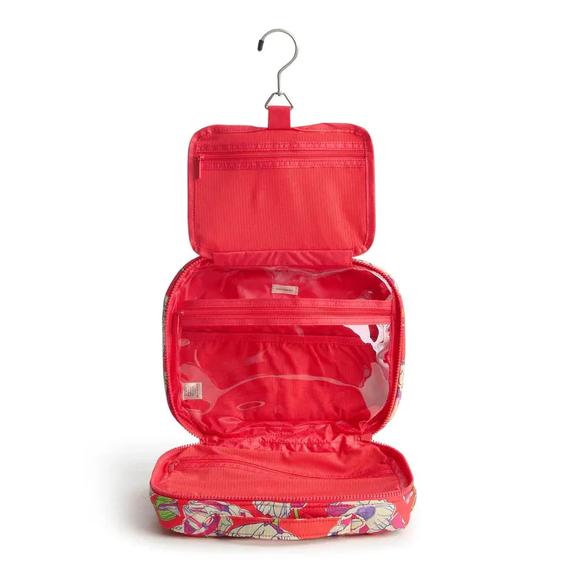 Swirling Poppies Hanging Travel Organizer