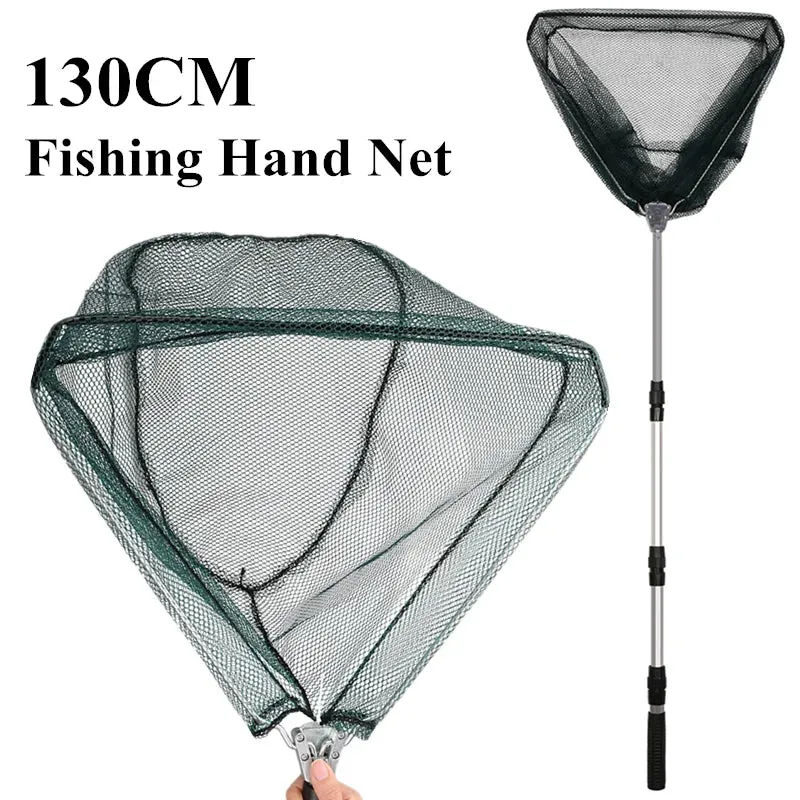 Telescopic Landing Net Folding Fishing Pole