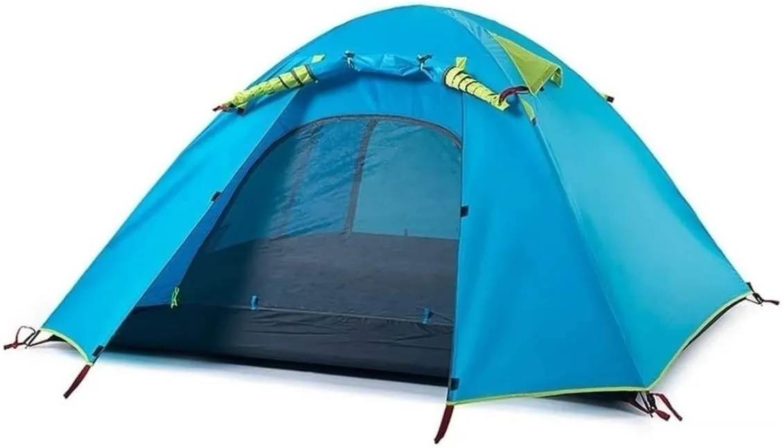 Tents for Camping Beach Tents UPF 50 UV Protection Camping Tent Hiking Tent 2-4 People Camping Equipment Rainproof Outdoor Tent Family Tents for Camping Hiking Traveling