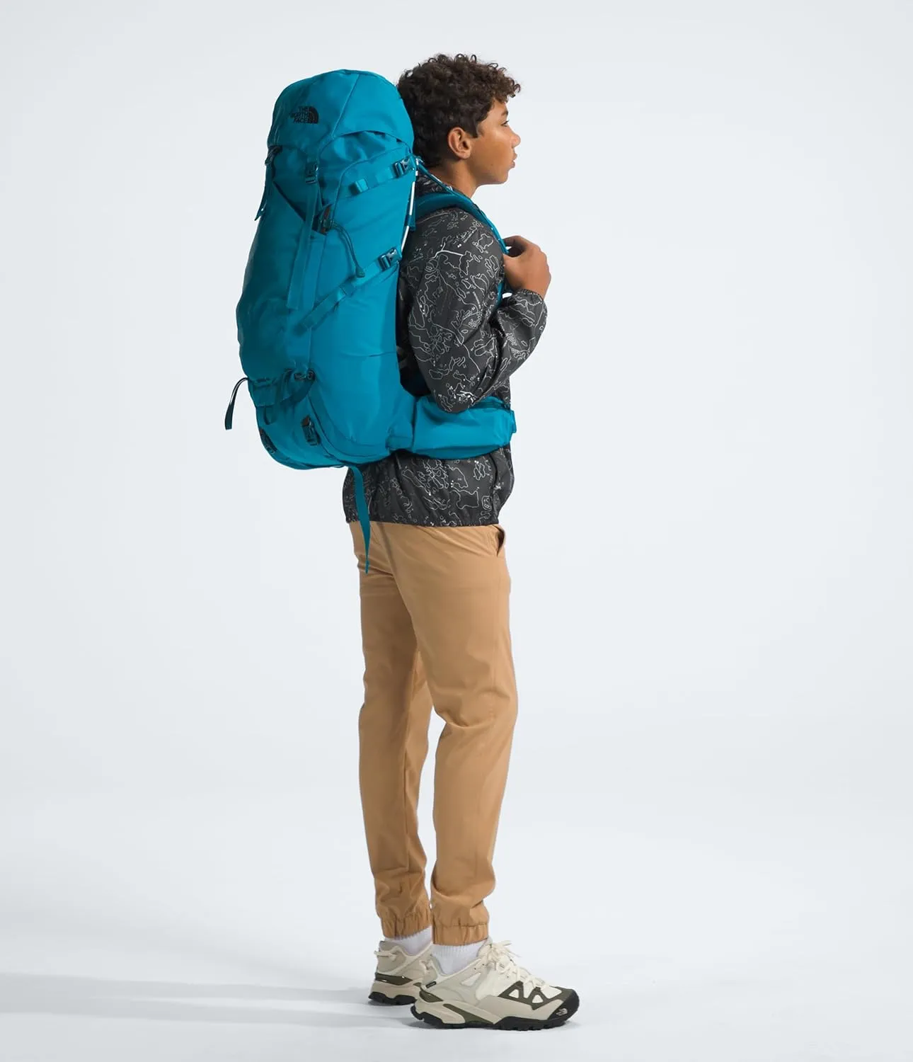 THE NORTH FACE Youth Terra 50, Sapphire Slate/Blue Moss, One Size