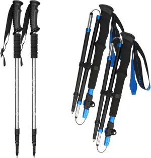 TheFitLife Anti Shock Trekking Poles   Folding Poles Aluminum
