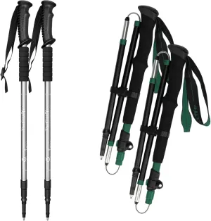 TheFitLife Anti Shock Trekking Poles   Folding Poles Aluminum