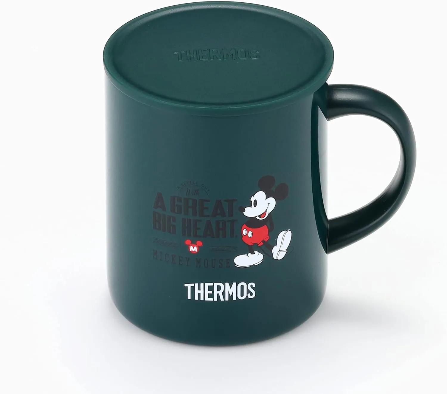 Thermos JDG-350DS DG Vacuum Insulated Mug, 11.8 fl oz (350 ml), Mickey Dark Green