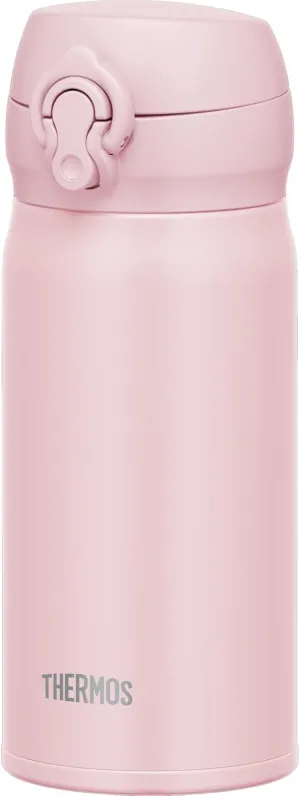 Thermos JNL-356 MVP Vacuum Insulated Portable Mug, 11.8 fl oz (350 ml), Mauve Pink, Easy to Clean and Easy to Clean with One-Touch Opening, Stainless Steel Bottle, Hot and Cold