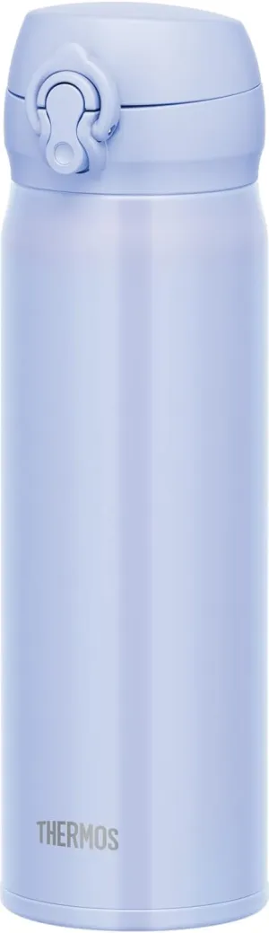 Thermos JNL-506 PBL Vacuum Insulated Portable Mug, 16.9 fl oz (500 ml), Pearl Blue, Easy to Clean and Easy to Clean, Lightweight Type, One-Touch Opening, Stainless Steel Bottle, Hot and Cold Retention