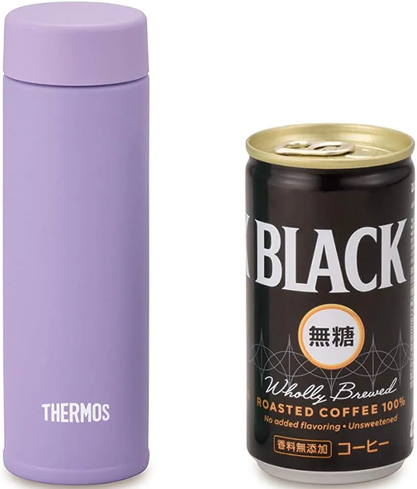 Thermos Water Bottle, Vacuum Insulated Pocket Mug, 5.1 fl oz (150 ml), Purple JOJ-150 PL (Small Capacity Model)
