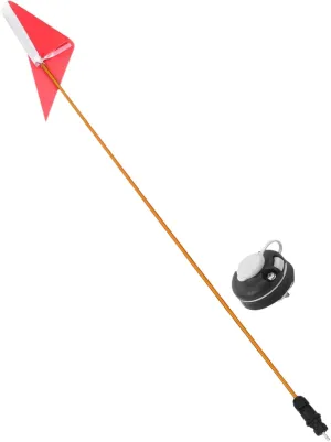 Toyvian Kayak Accessories 4ft Kayak Flag Paddle Boat Safety Kit Durable Warning Safety Flag