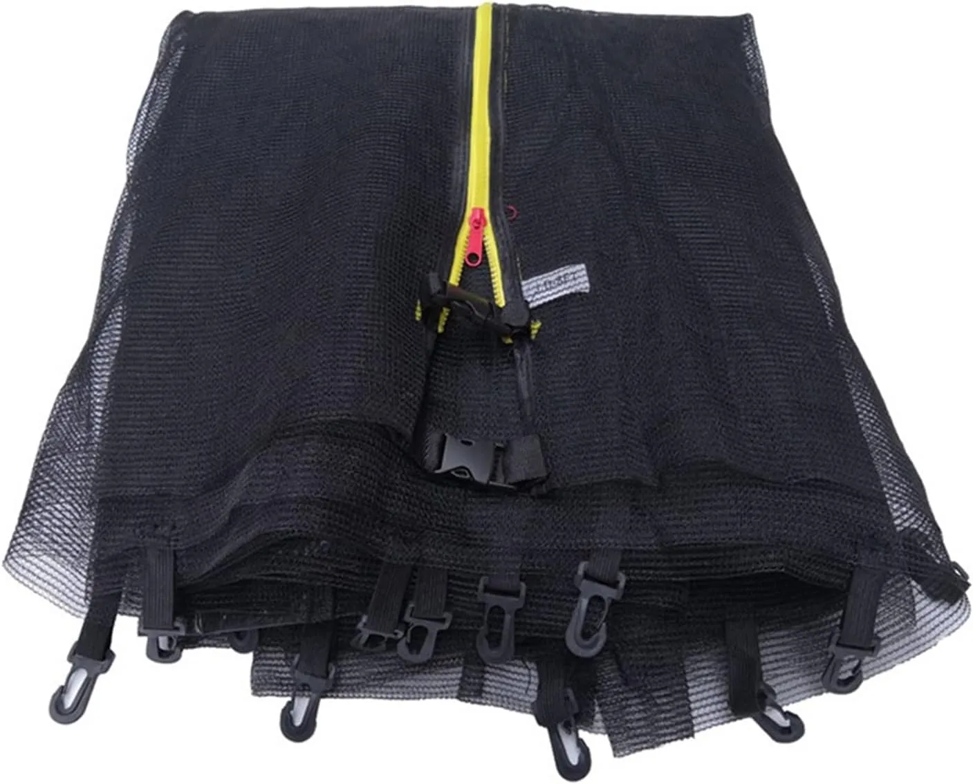 Trampoline Replacement Cover, Replacement Trampoline Safety Net, Enclosure Surround for 8Ft 10Ft 12Ft for Round Trampoline Mesh 6/8 Pole Enclosure Accessoire Safety Netting -Net Only, Blue