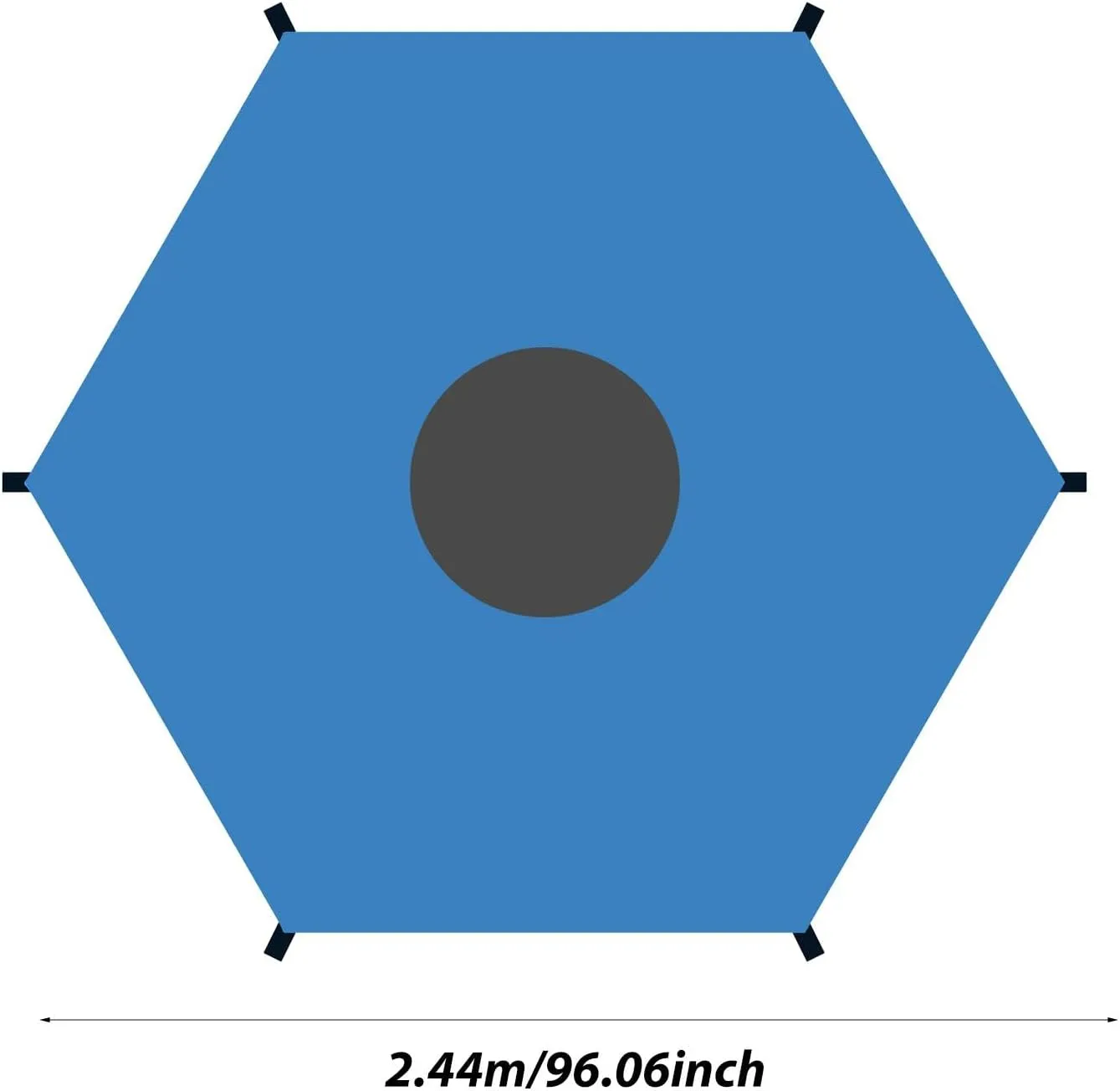 Trampoline Shade, Sun-Protection Trampolines Canopy, Easy to Install Trampolines Top Cover, Outdoor Trampoline Cover, Trampolines Sunshade Accessories for Outdoor Backyard Playground