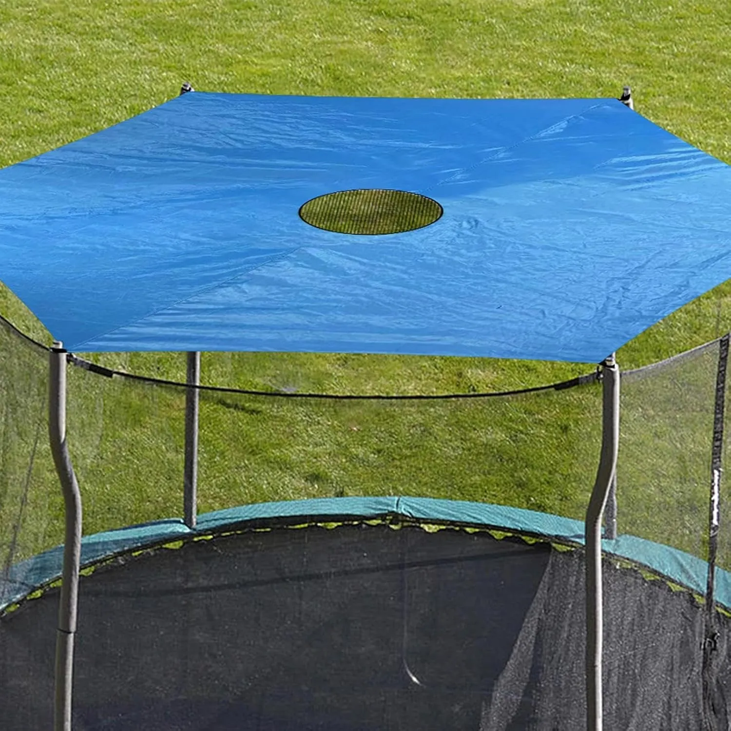 Trampoline Shade, Sun-Protection Trampolines Canopy, Easy to Install Trampolines Top Cover, Outdoor Trampoline Cover, Trampolines Sunshade Accessories for Outdoor Backyard Playground