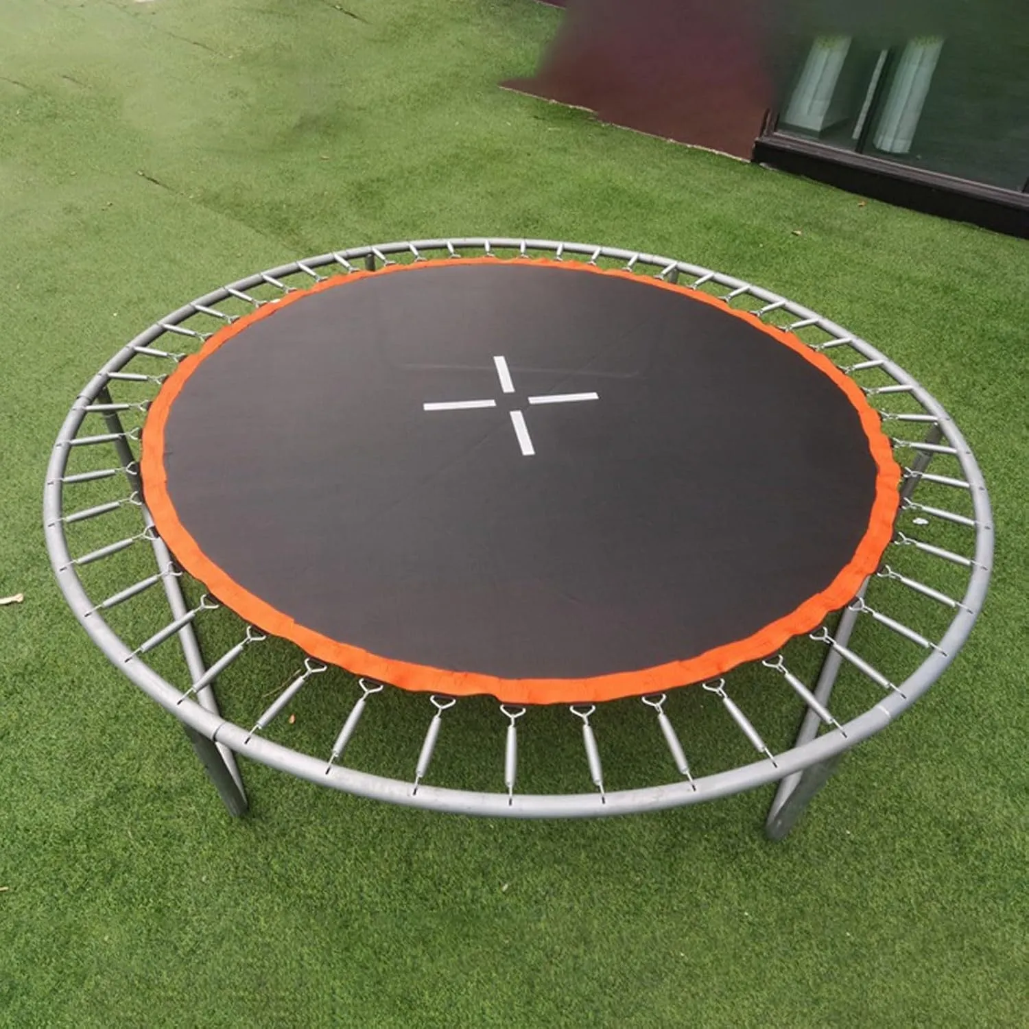 Trampoline Spring Cover, Jumping Mat, 6ft/8ft Round Trampoline Pad Replacement No Hole Tear-Resistant Pole Pad Waterproof UV Resistant Safety Pads