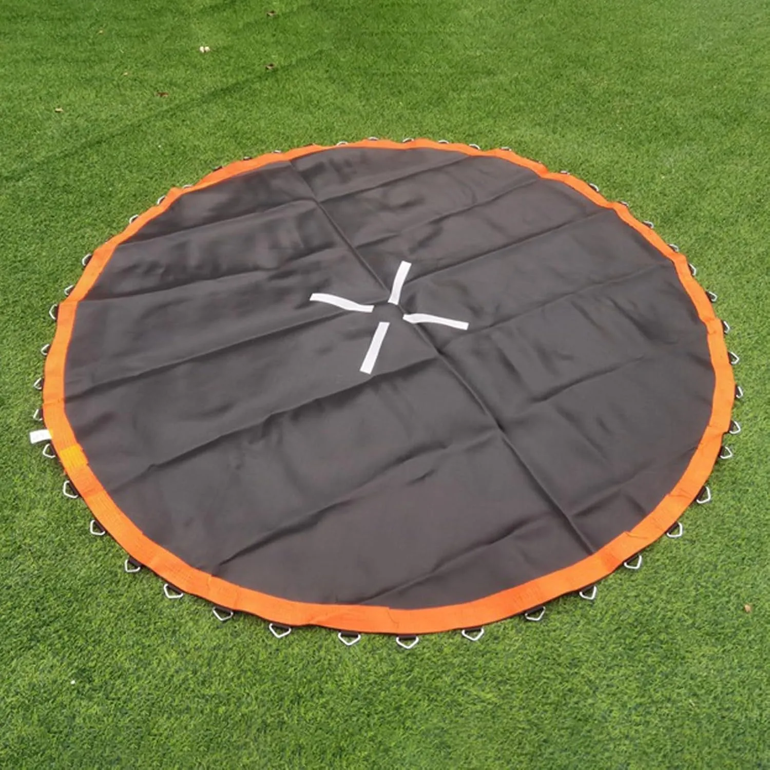 Trampoline Spring Cover, Jumping Mat, 6ft/8ft Round Trampoline Pad Replacement No Hole Tear-Resistant Pole Pad Waterproof UV Resistant Safety Pads
