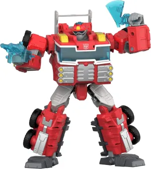 Transformers Age of The Primes Voyager Class Rescue Bot Heatwave, 7-inch Converting Action Figure, Robot Toys for Ages 8 