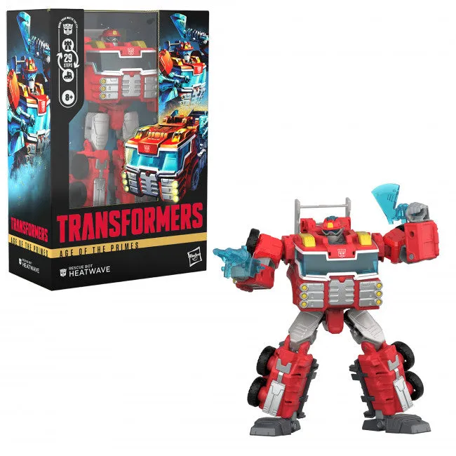 TRANSFORMERS AGE OF THE PRIMES VOYAGER CLASS RESCUE BOT HEATWAVE AF