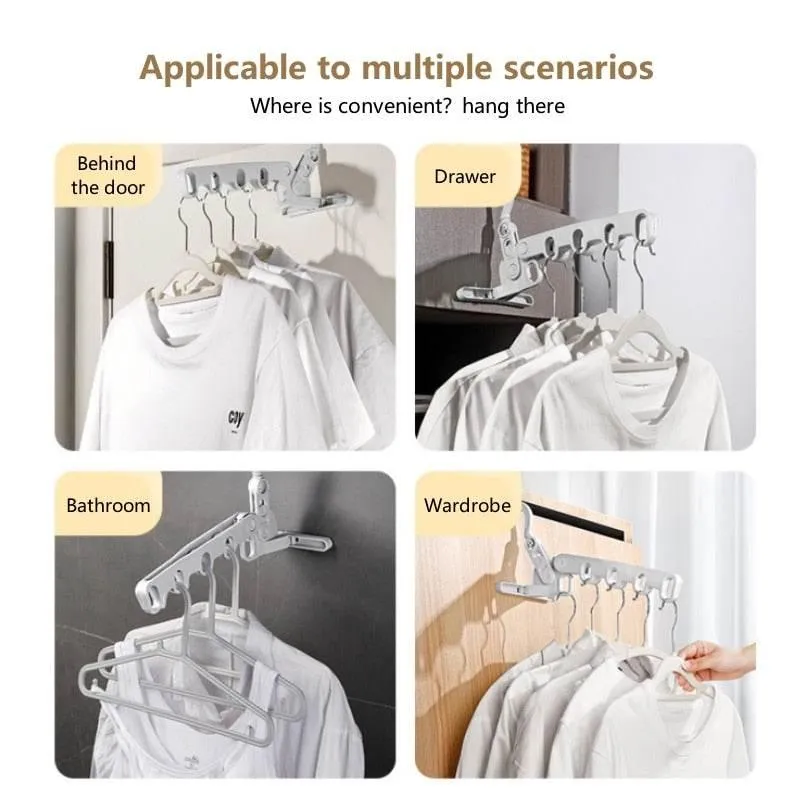 Travel Clothes Organizer - Space-Saving Garment Rack Hanger