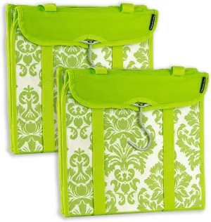 Travelon Hanging Handbag Organizer - Set of 2 (Sage Damask)