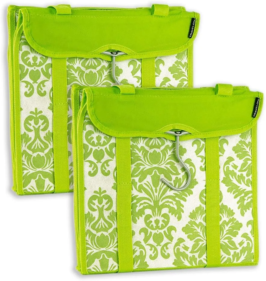 Travelon Hanging Handbag Organizer - Set of 2 (Sage Damask)